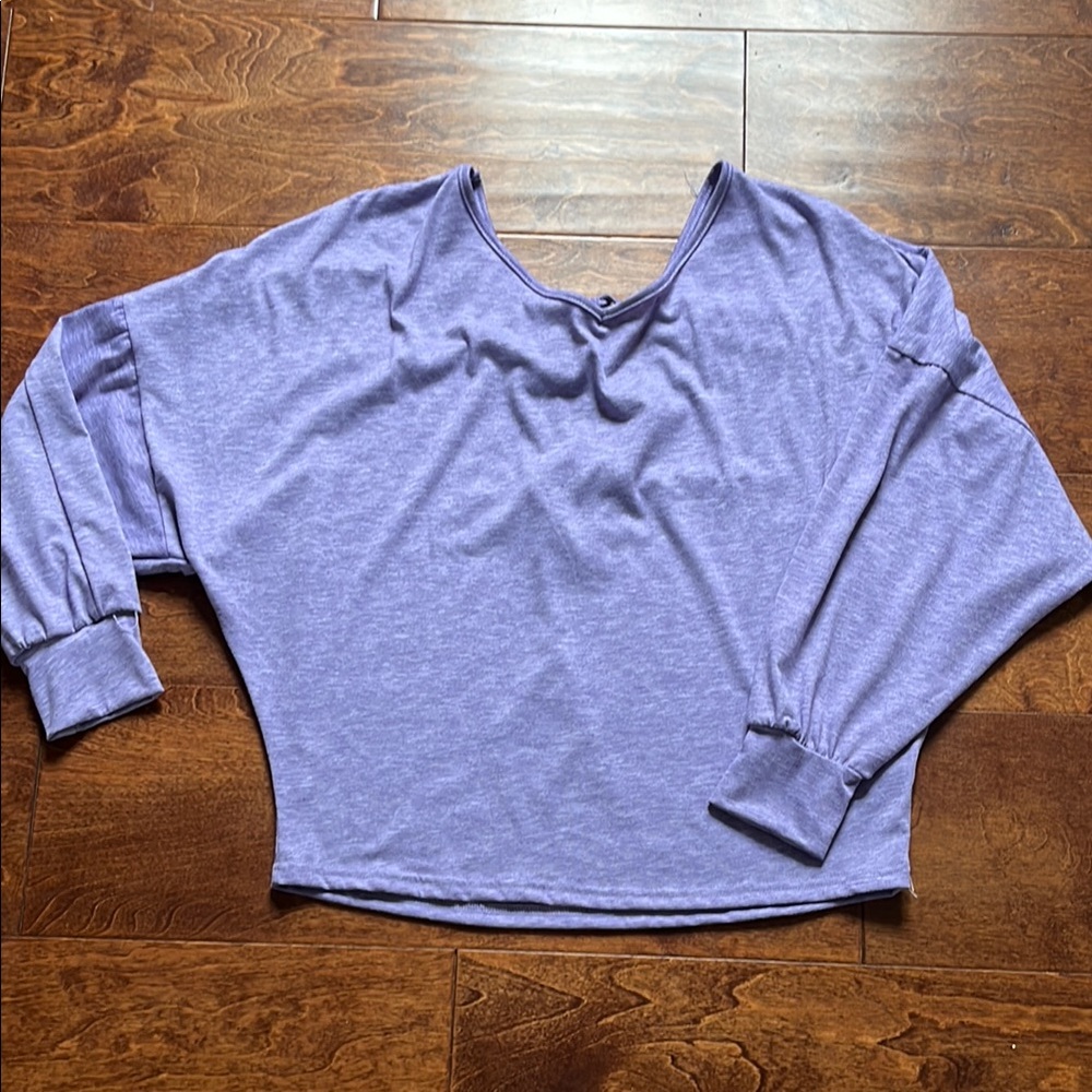 Heathered Lavender Women's Top